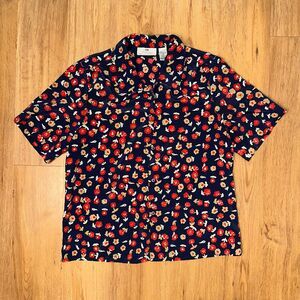 Vintage Floral Button up Blouse